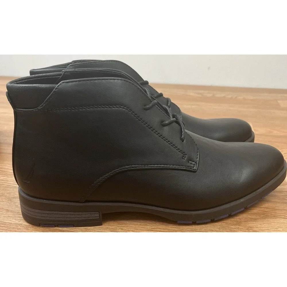 Nautica Largo Chukka Boots Men's Size 10 Black NEW